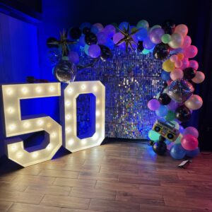 decoración con globos photo opportunity