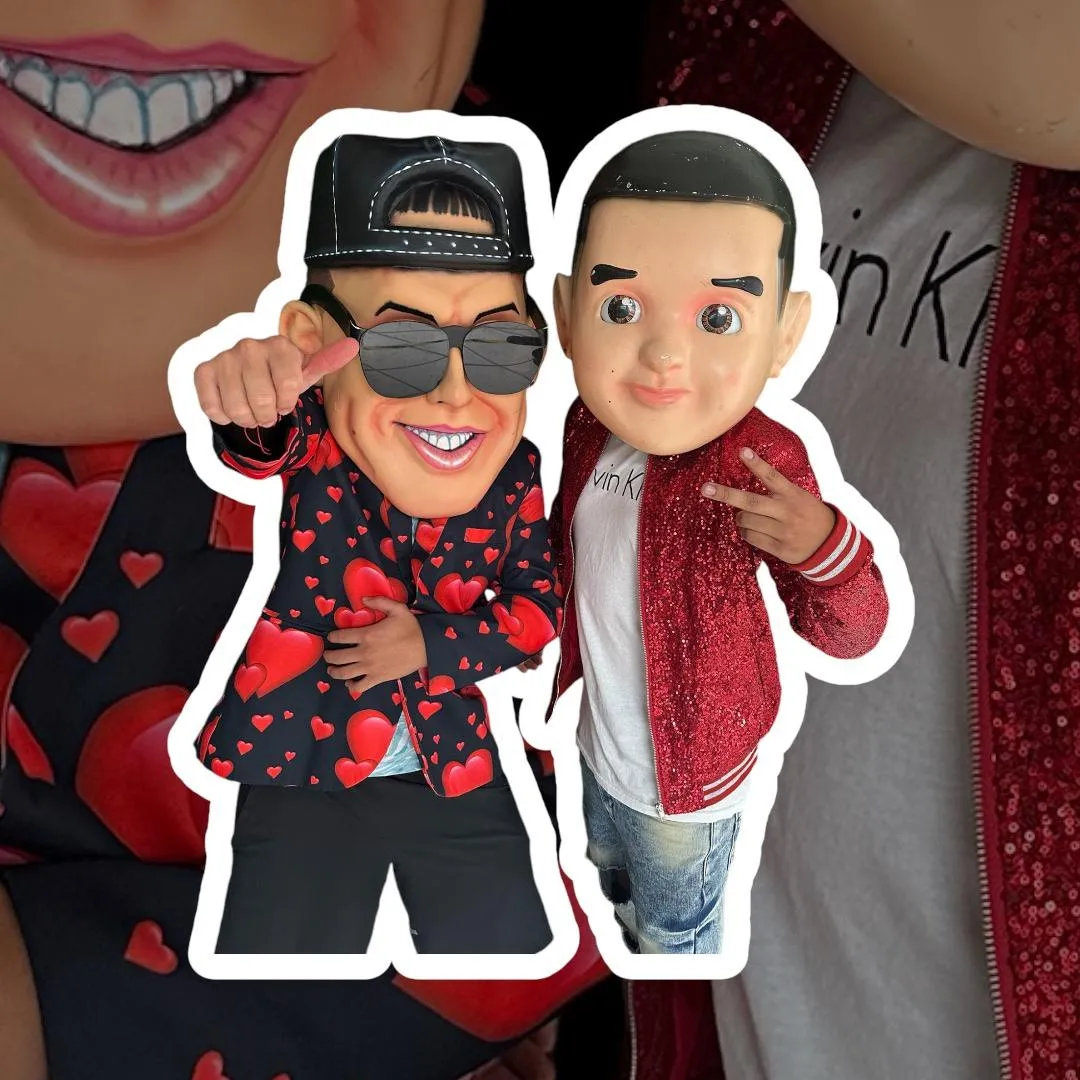 Daddy Yankee cabezón para eventos en CDMX