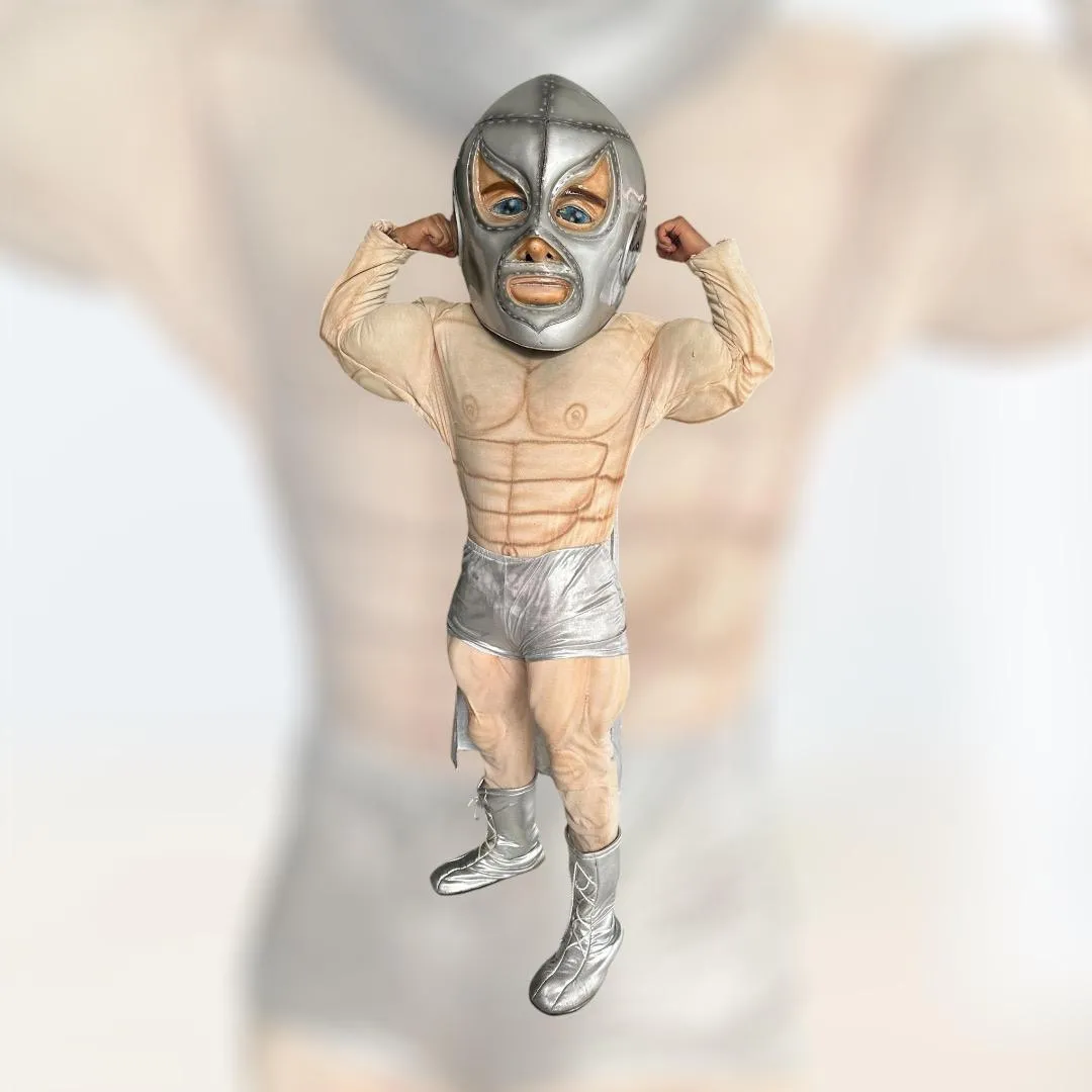 El Santo cabezón para eventos en CDMX
