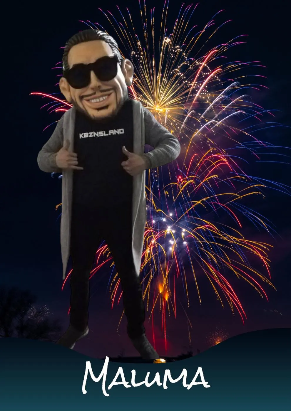 Maluma cabezón para eventos en CDMX