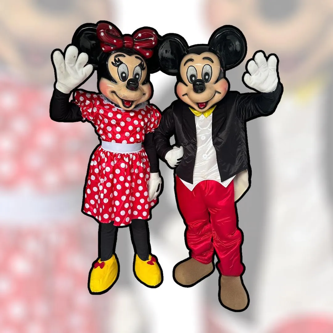 Minnie y Mickey Mouse cabezón para eventos en CDMX