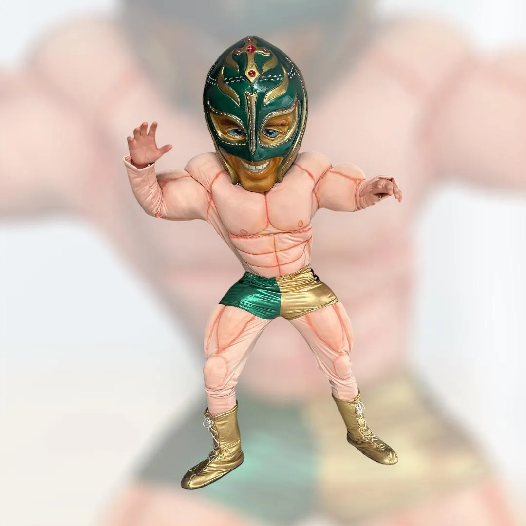 Rey Misterio cabezón para eventos en CDMX