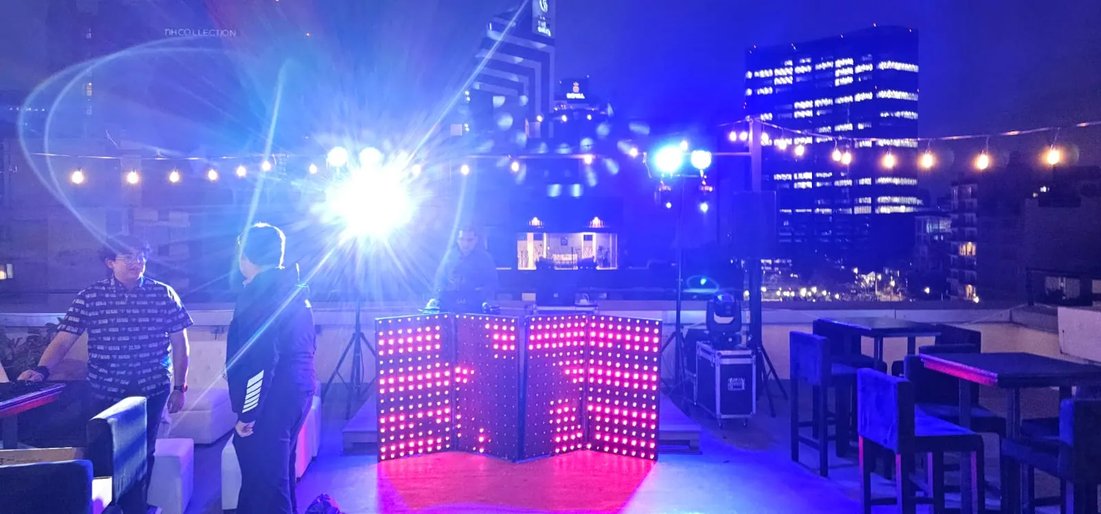 Terraza Juárez 1 rooftop con DJ y vista al skyline CDMX