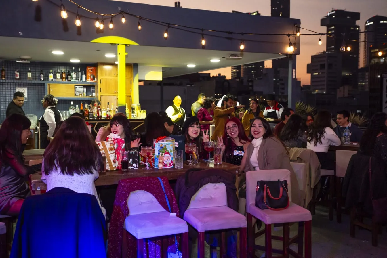 Terraza al aire libre para eventos en la Juárez
