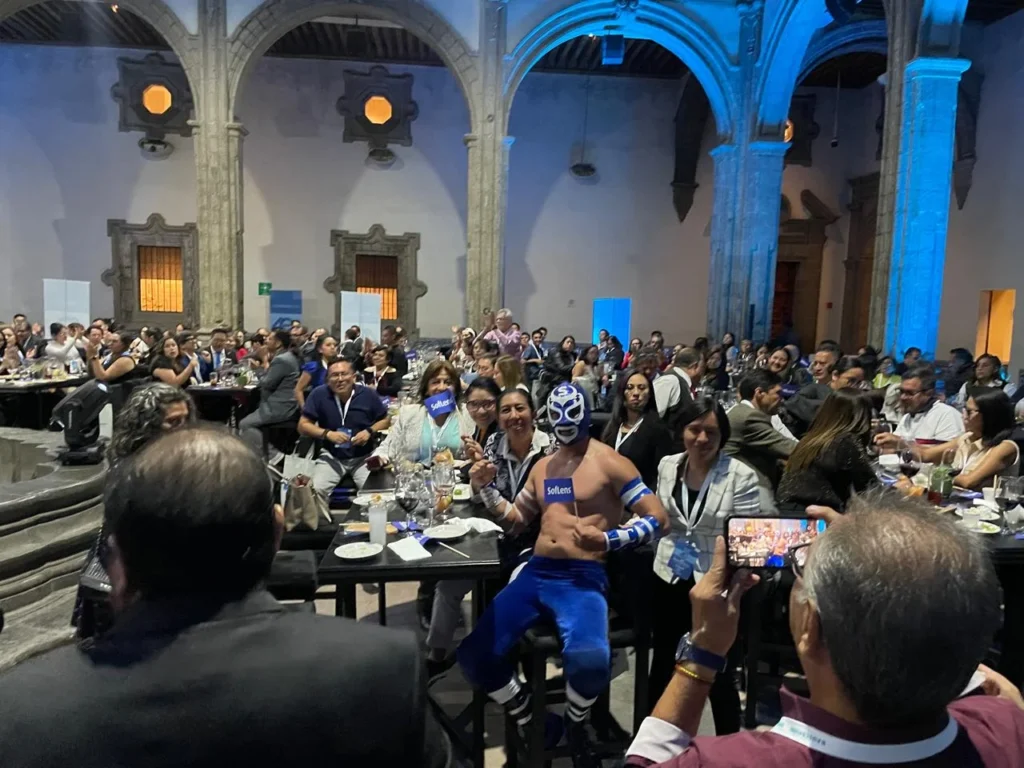 Show de lucha libre profesional en evento de empresa