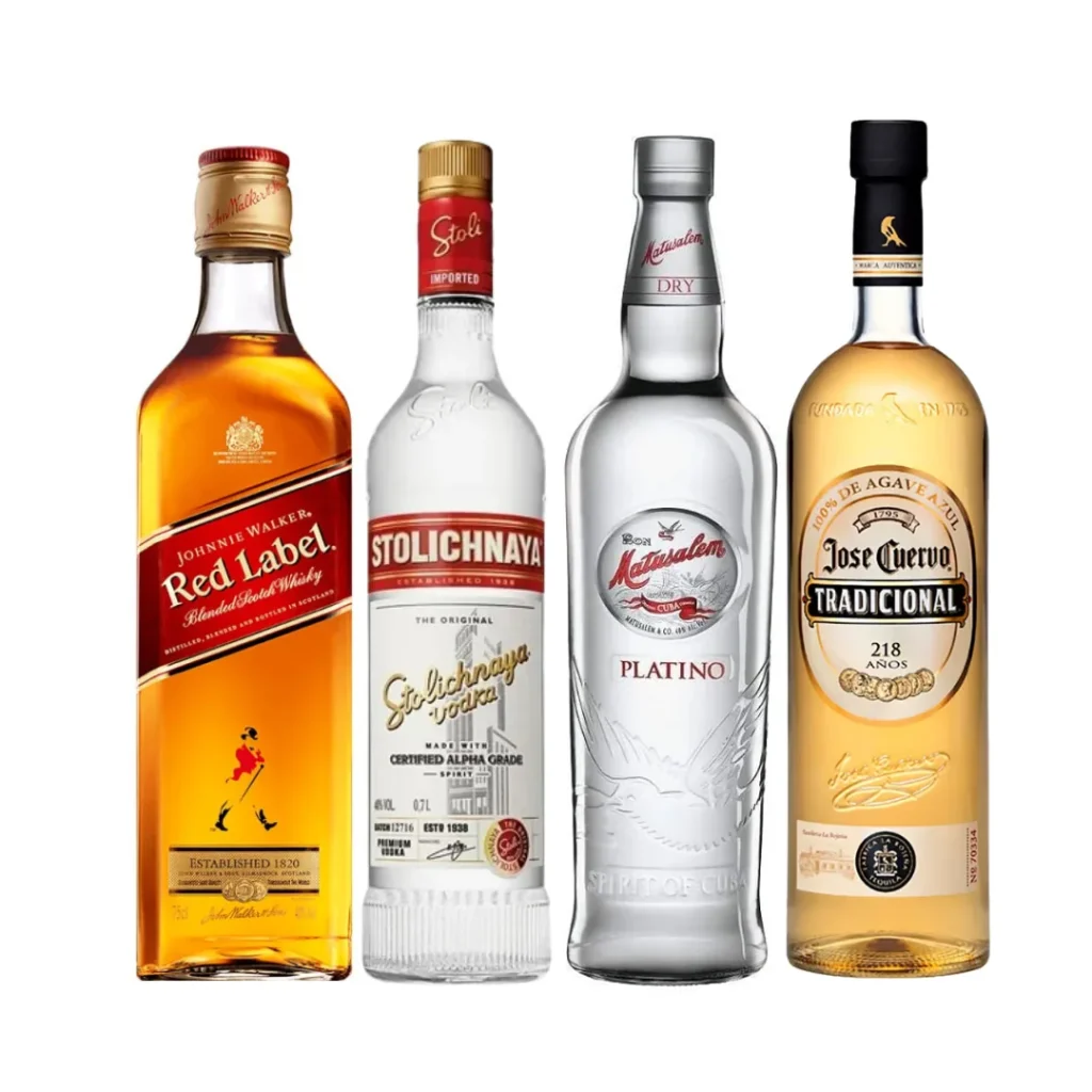 Barra libre internacional para eventos en CDMX — whisky, vodka y ron importados