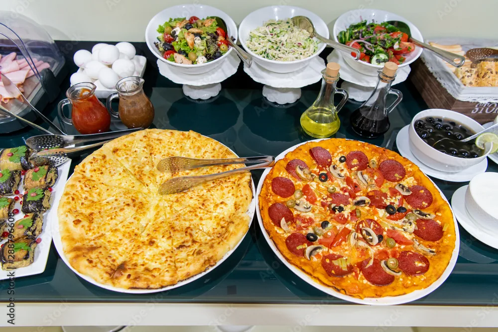 Buffet de pizza para eventos y fiestas en CDMX