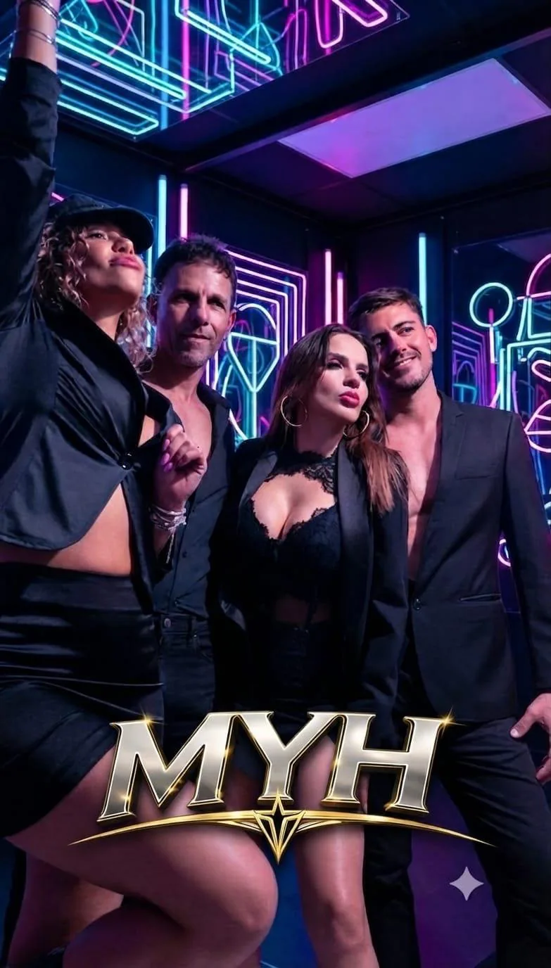 Grupo MYH: Karina, Karla, José Raúl y Juanma, cuarteto vocal-coreográfico