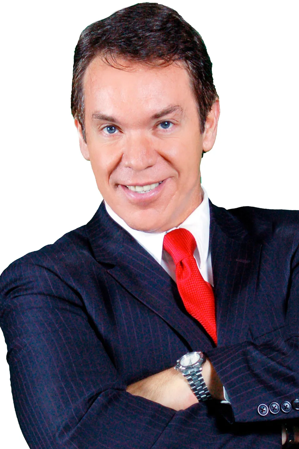 Retrato de estudio de Marcos Valdés, actor, cantante y conductor