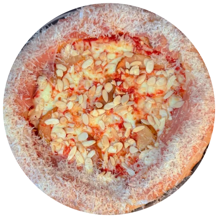 Pizza Pera y serrano