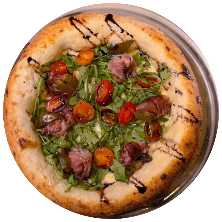 Pizza Serrano e higo