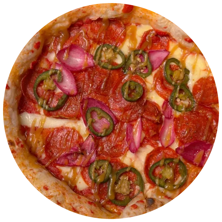 Pizza Pepperoni y cuaresmeño