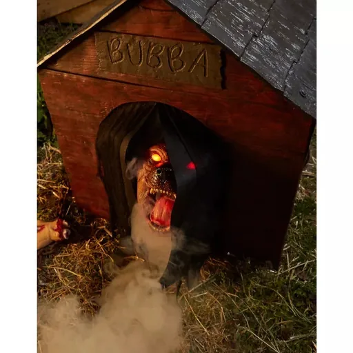 Animatrónico Bubba de 0.70 m para renta en eventos de Halloween en CDMX