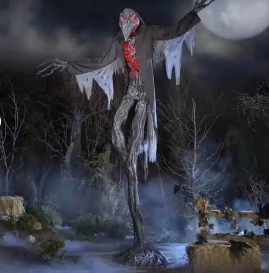 Animatrónico Gally Crow de 4.50 m para renta en eventos de Halloween en CDMX