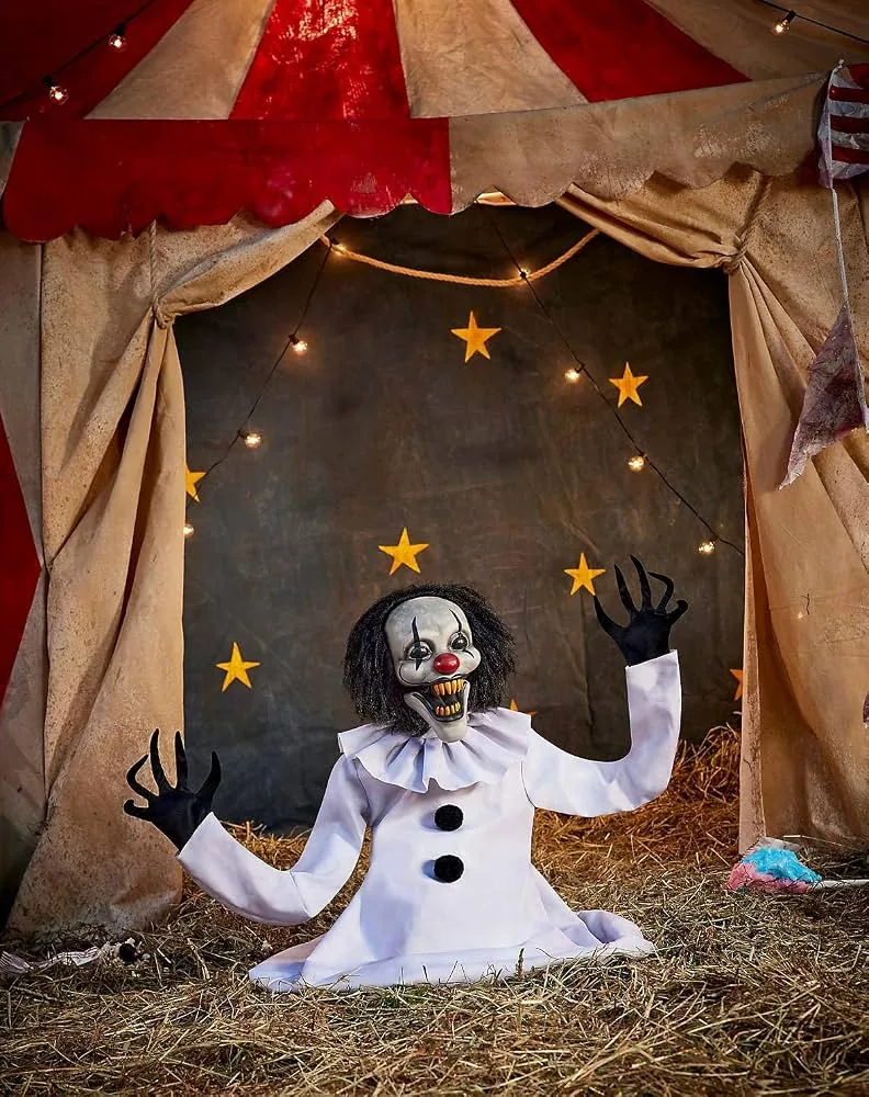 Animatrónico Lucky Bottoms de 0.76 m para renta en eventos de Halloween en CDMX
